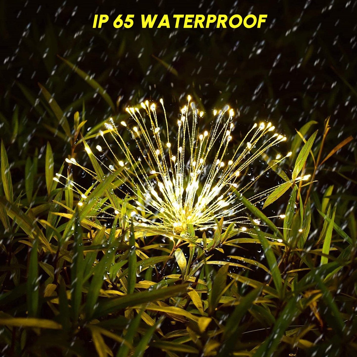 180 LED Solar Firework Lights Waterproof DIY Solar Garden Lamps 2Pcs